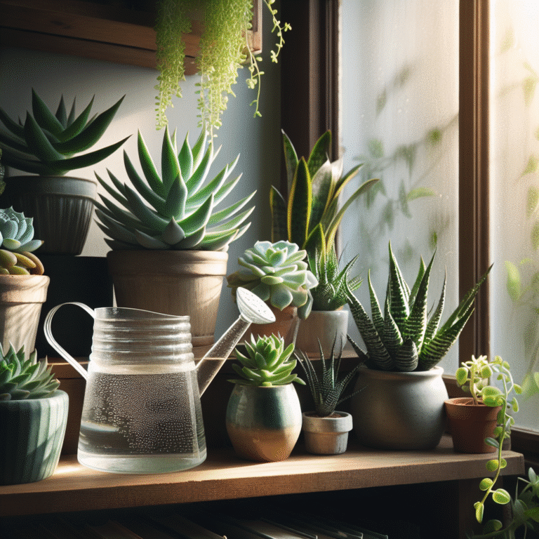 how to determine the perfect watering schedule for your indoor succulents