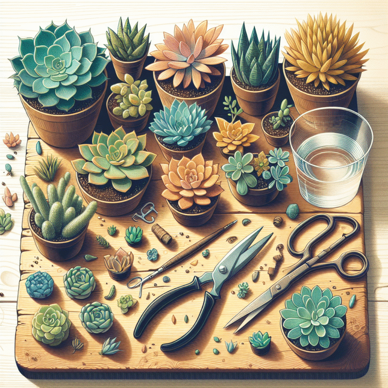 easy succulent propagation for beginners
