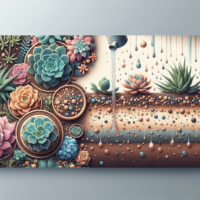 understanding the role of potting mix in succulent watering