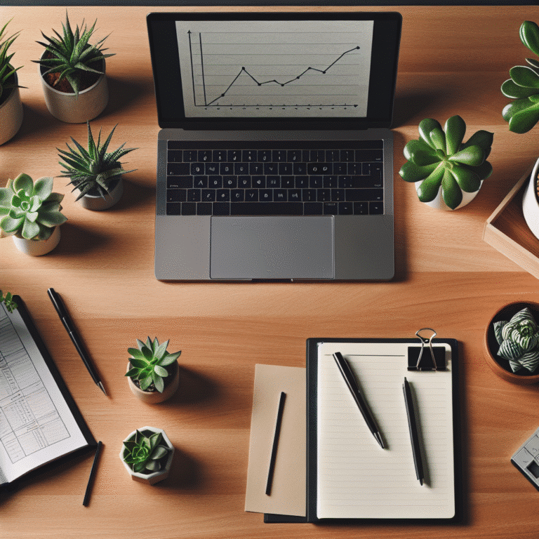 boost your workspace with these simple succulent desk ideas