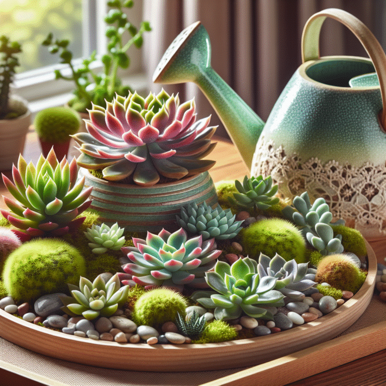 succulent growth tips for indoor containers