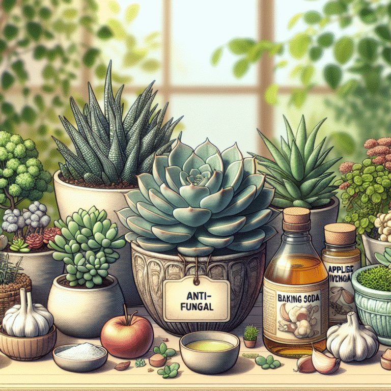 natural remedies for succulent fungus indoors