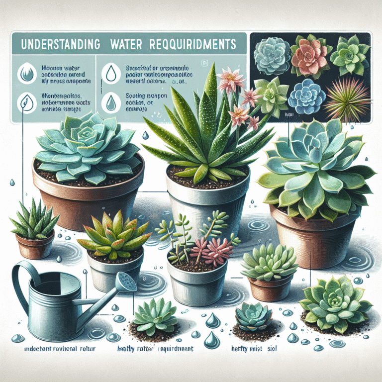 understanding water requirements for indoor succulents
