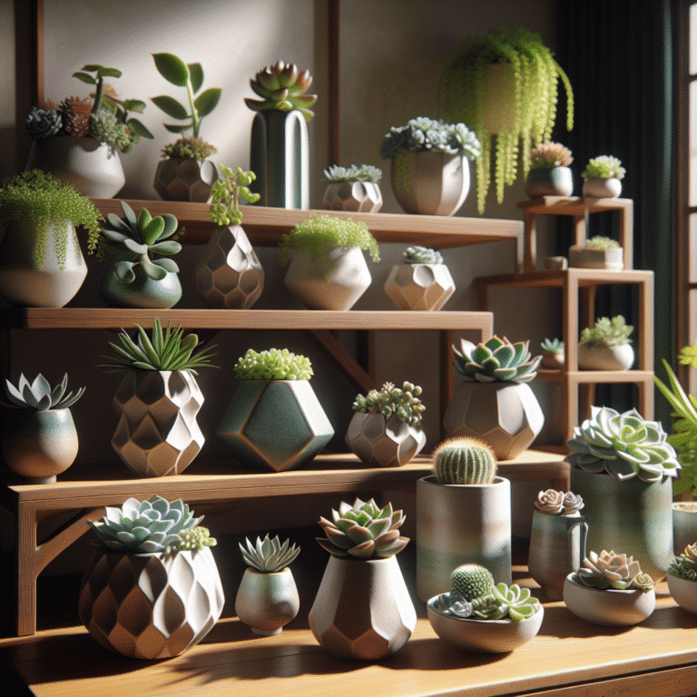 creative pots for indoor succulent gardening