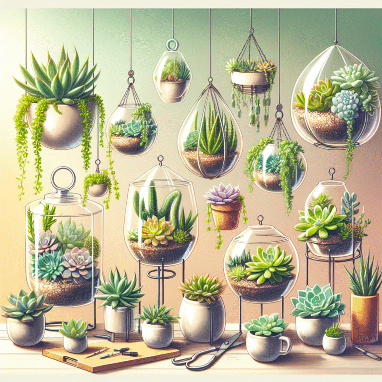 diy succulent terrarium ideas for small apartments