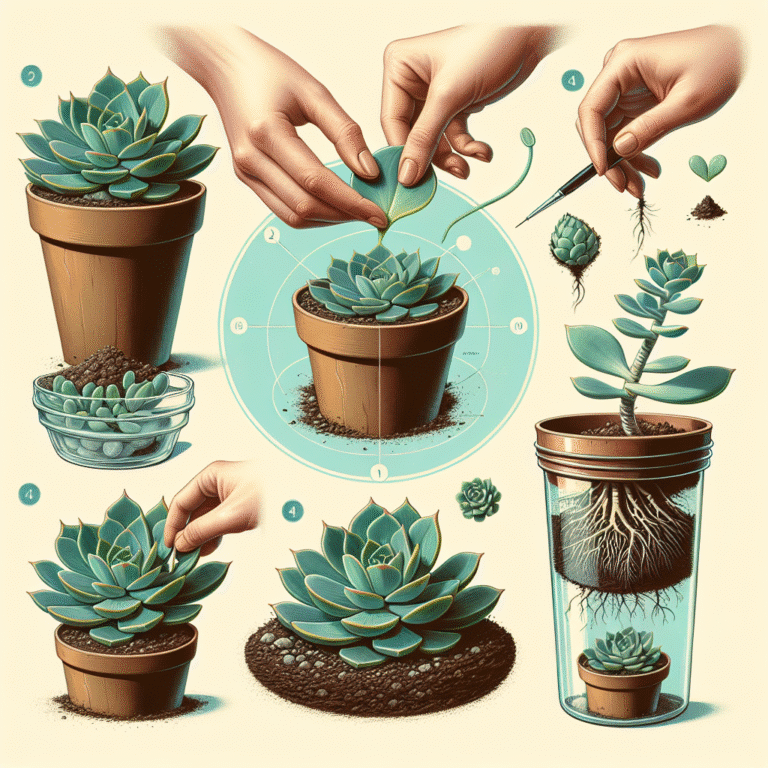 step by step succulent propagation tutorials
