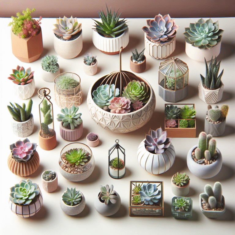 unique indoor succulent planter ideas