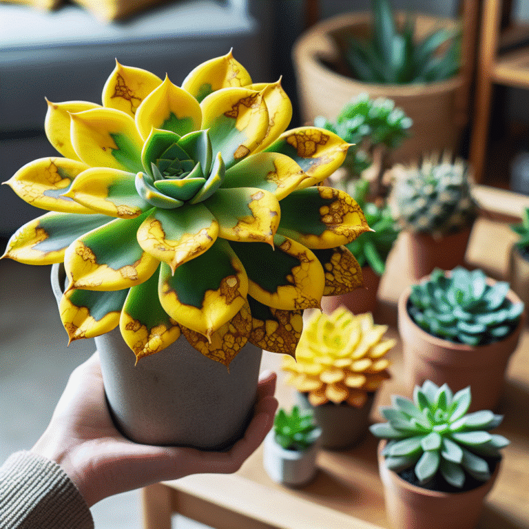 Yellow Leaves on Indoor Succulents: Causes