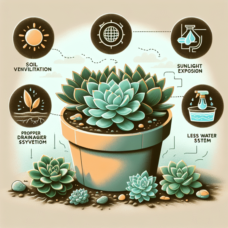 strategies for preventing mold development in succulent potting soil