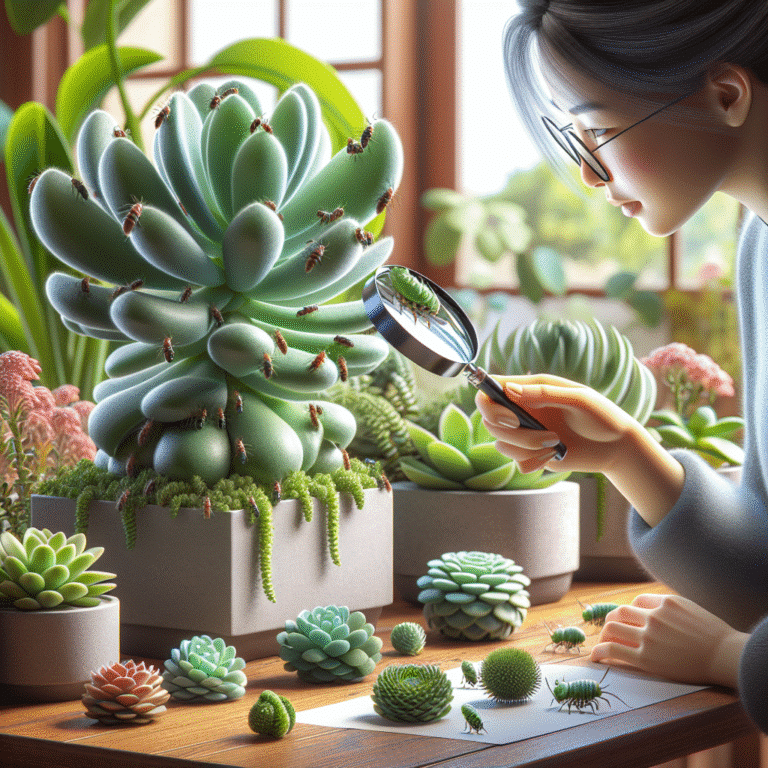 Dealing with Aphids on Indoor Succulents