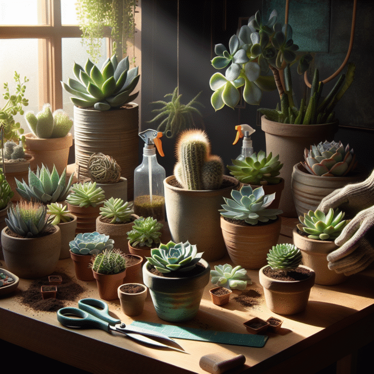 how to propagate rare succulents indoors