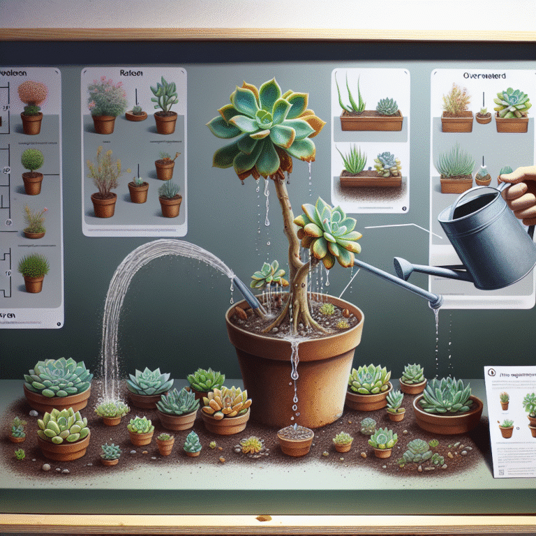 signs of overwatering in indoor succulents