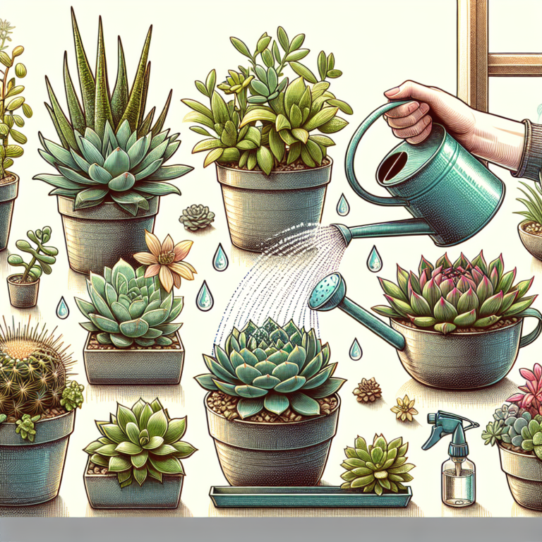 essential watering techniques for indoor succulents