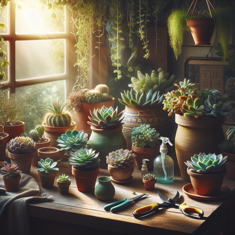 caring for propagated succulents indoors