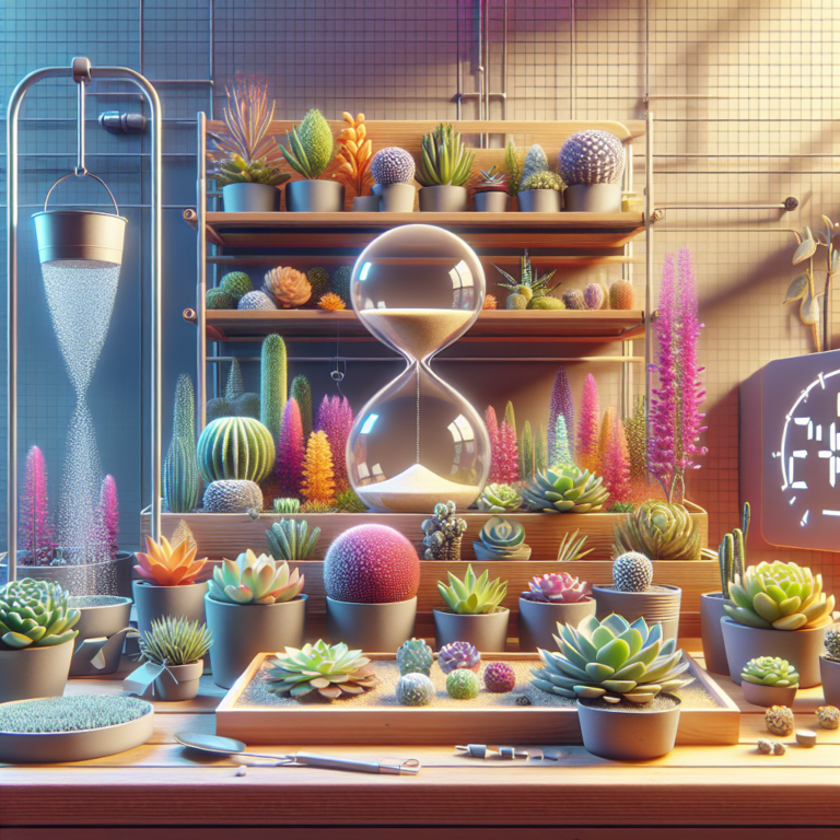 correctly timing your succulent watering schedule