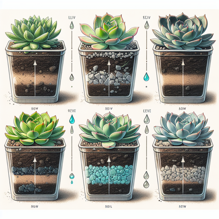 understanding the water retention of different succulent soil mixes.