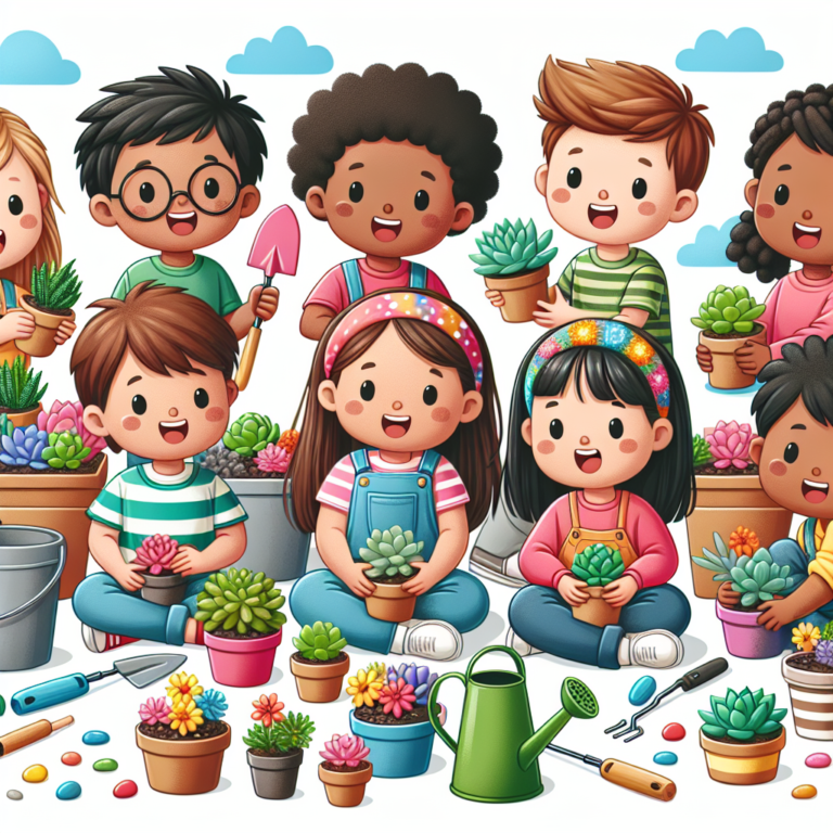 fun and easy succulent projects for kids to try