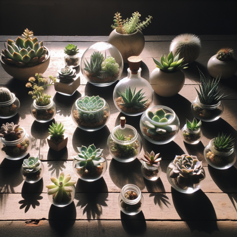 Succulent jar DIY gifts for friends