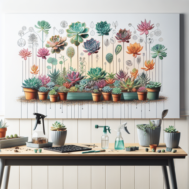 how to create a succulent propagation station at home