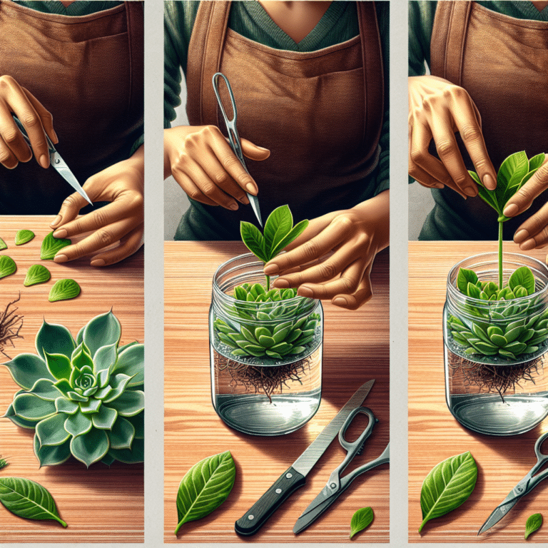 how to successfully propagate succulents in water