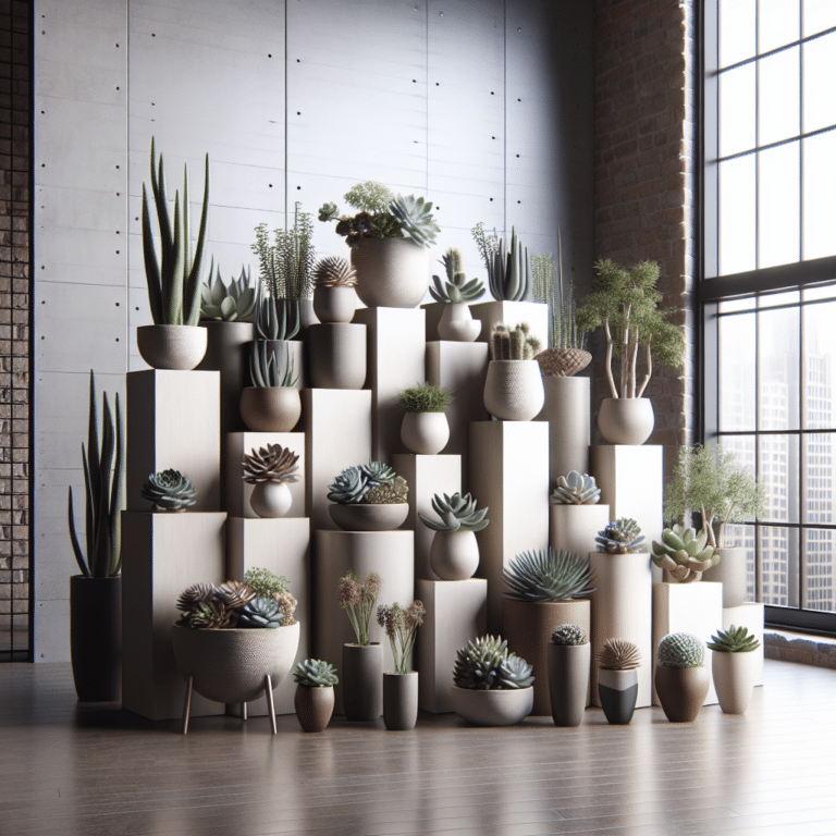 Stylish succulent pots for apartments