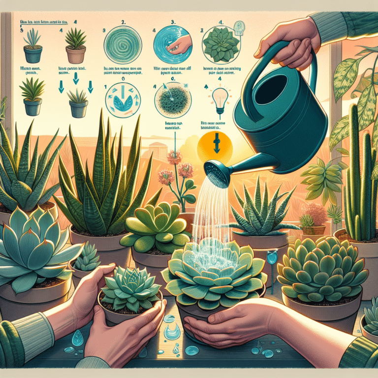 how to flush indoor succulent soil correctly