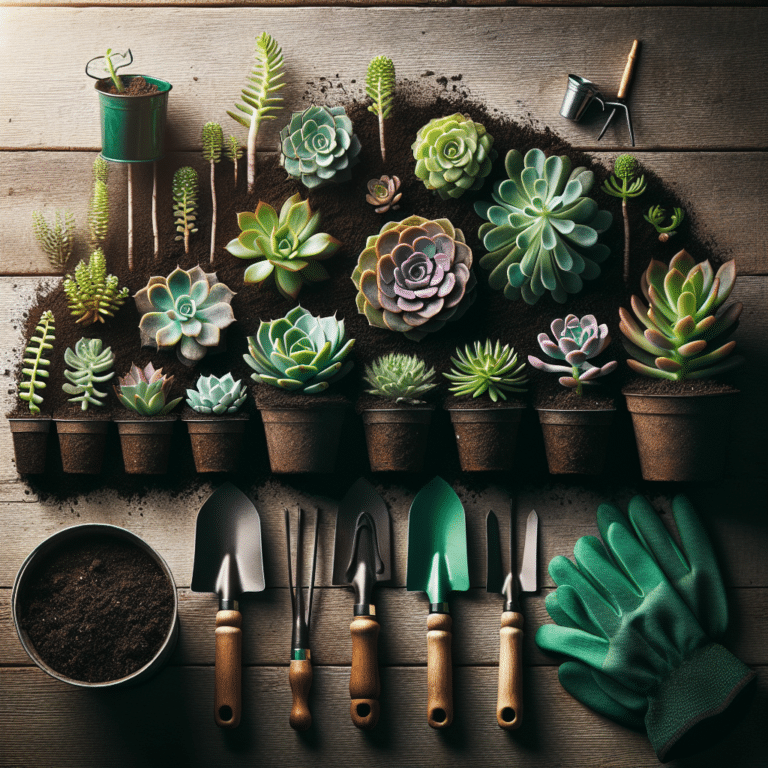 easy steps for propagating succulents using stem cuttings