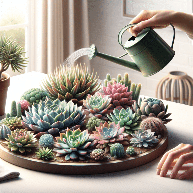 the perfect watering routine for indoor succulents