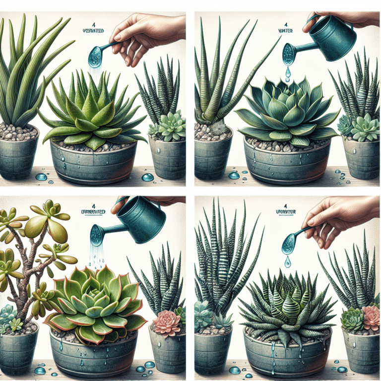how to adjust watering for indoor succulents in high humidity