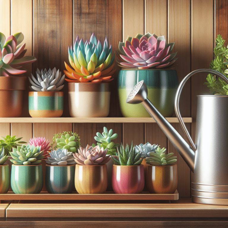how to create the perfect watering routine for indoor succulents