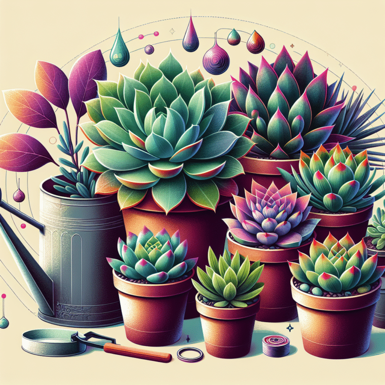 how to create the perfect watering routine for your succulents