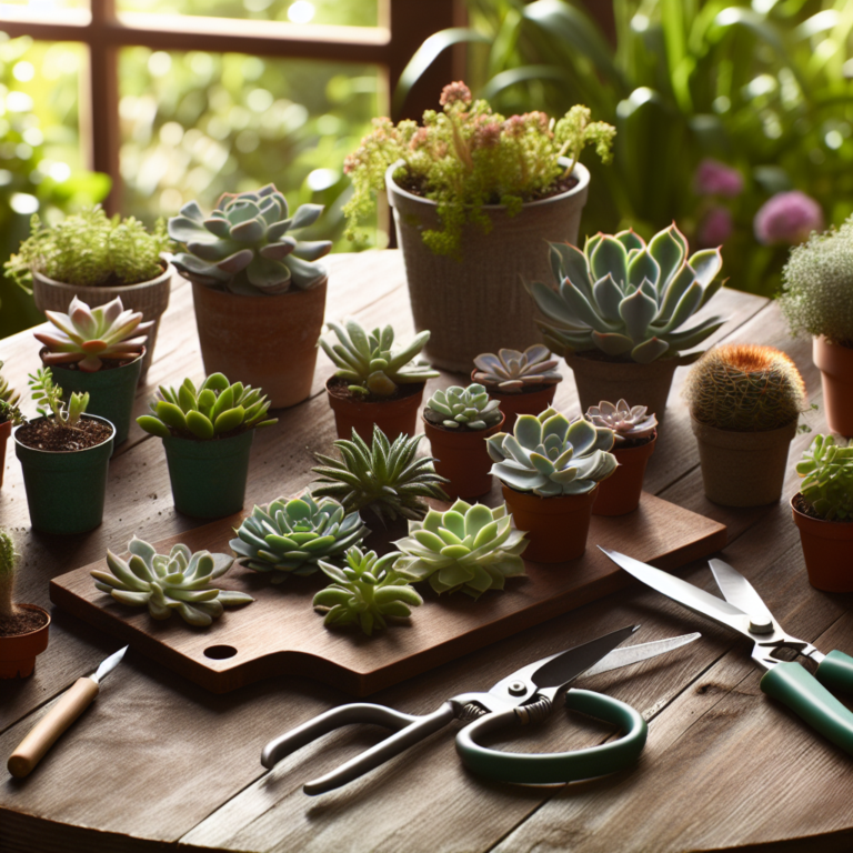growing succulents from cuttings at home